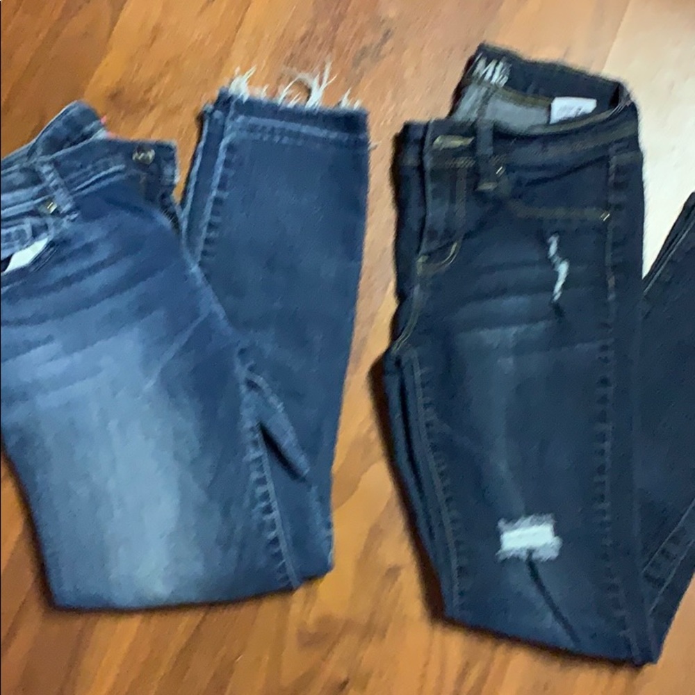 2 pair of jeans